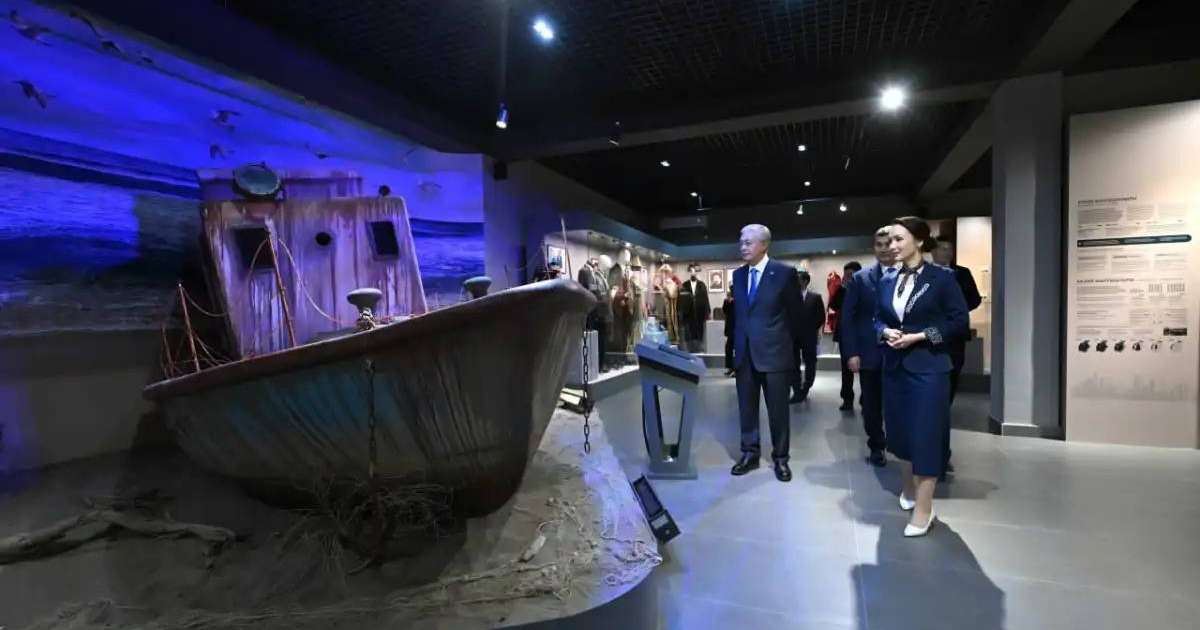 Қасым-Жомарт Тоқаев Қызылорда облысының тарихи-өлкетану музейінің қызметімен танысты