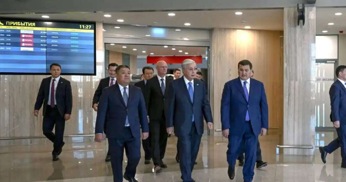 Мемлекет басшысы «Қорқыт ата» халықаралық әуежайының жаңа терминалымен танысты