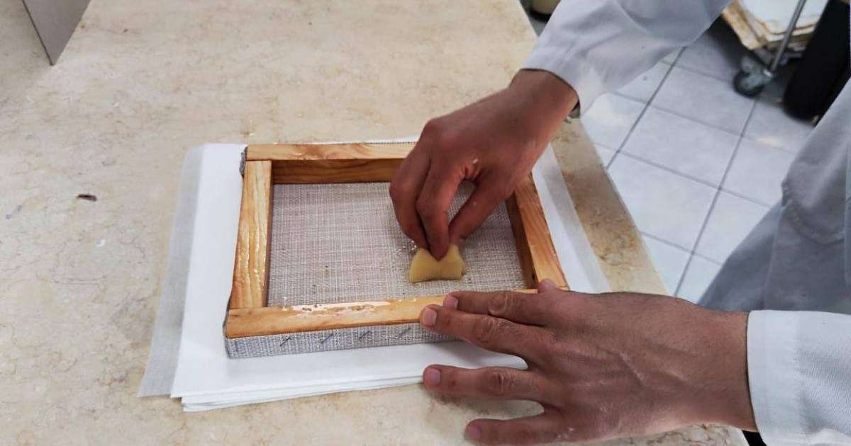 Қолжазбалар және сирек кітаптар ұлттық орталығында қағаз құю әдісі енгізілді