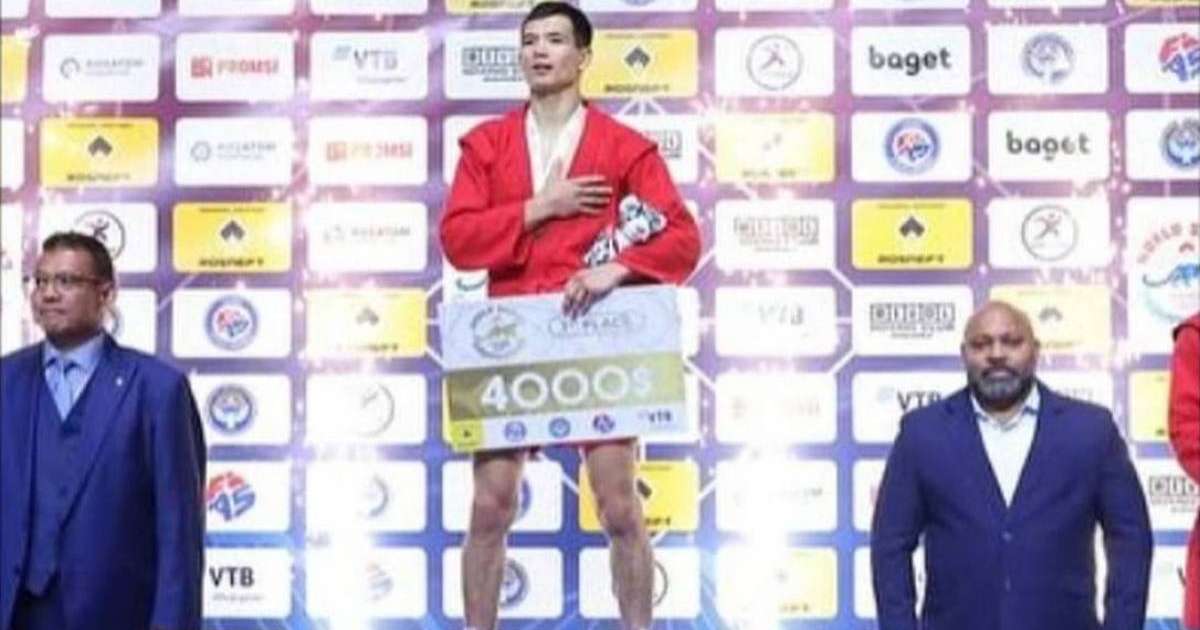 Қазақстандық полицей самбодан әлем чемпионы атанды
