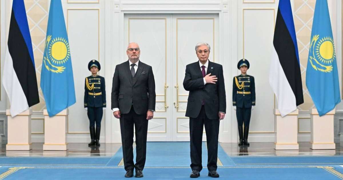 Тоқаев Ақордада Эстония Президентін қарсы алды