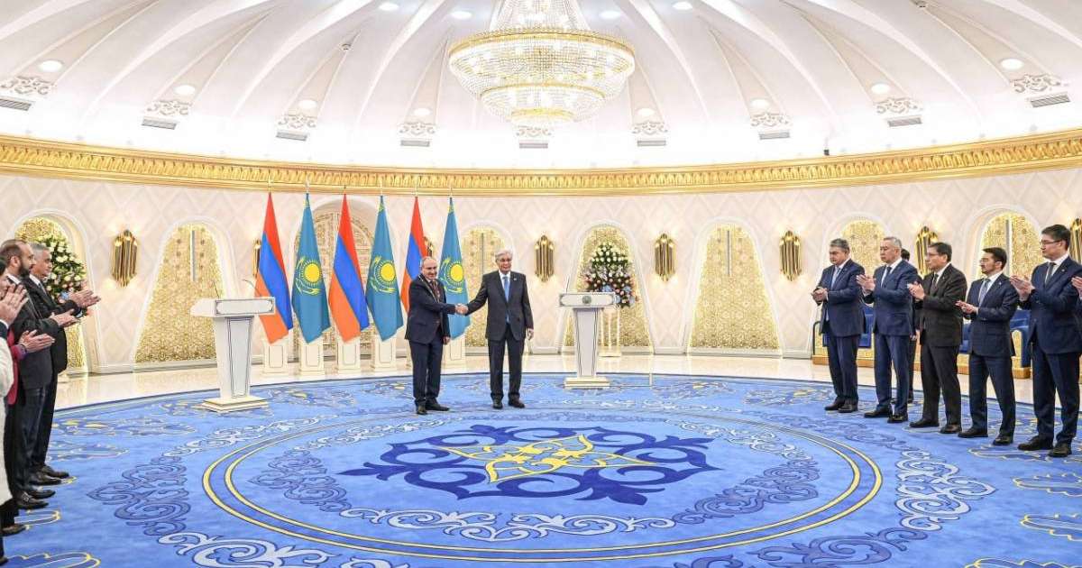 Мемлекет басшысы Армения Премьер-министрін «Алтын Қыран» орденімен марапаттады