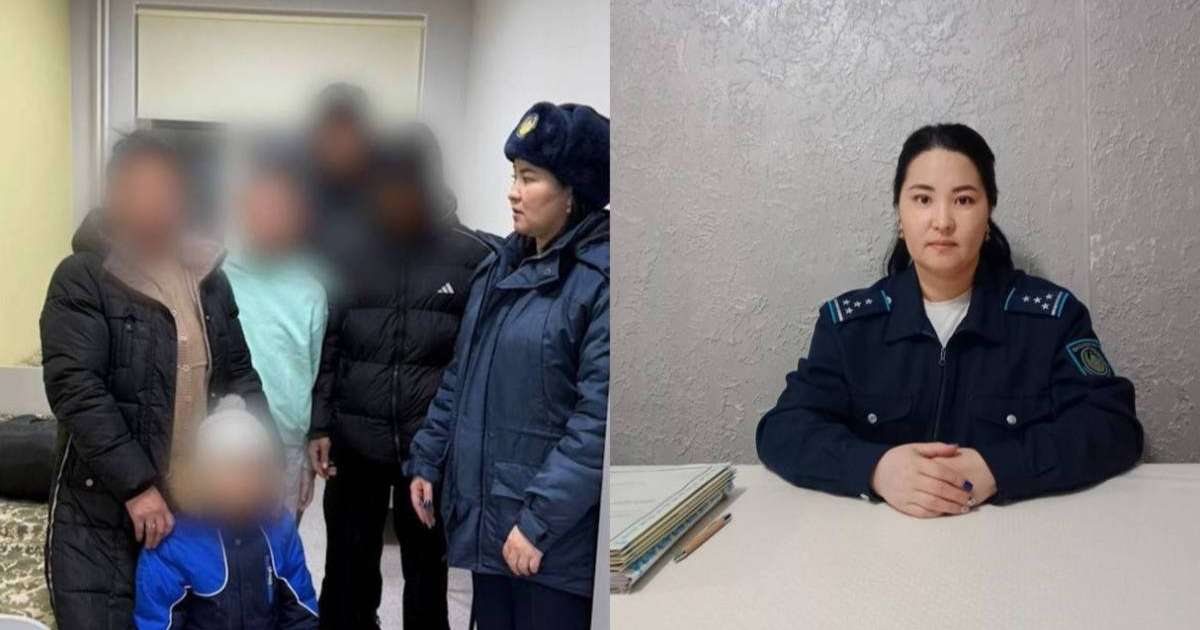 ШҚО-да полиция қызметкері бес баланы уланудан құтқарды