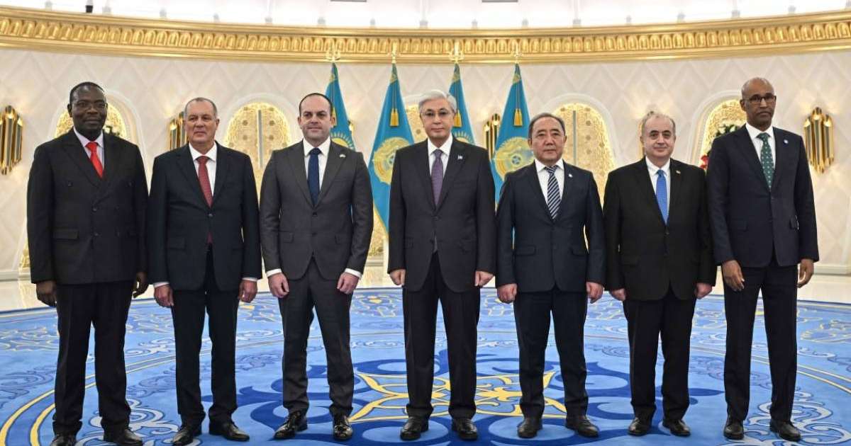 Президент бірқатар мемлекеттің елшілерінен сенім грамоталарын қабылдады