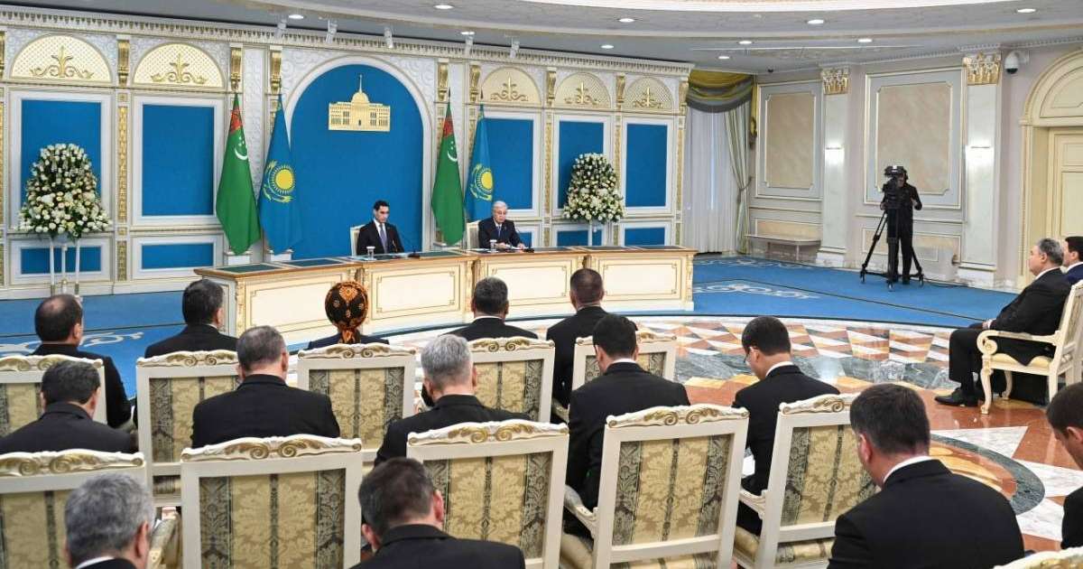 Тоқаев: Қазақстан мен Түрікменстан арасында тасымал көлемі 14 пайызға артты