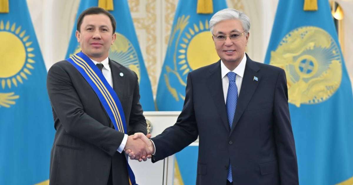 Президент Геннадий Головкинді «Барыс» орденімен марапаттады