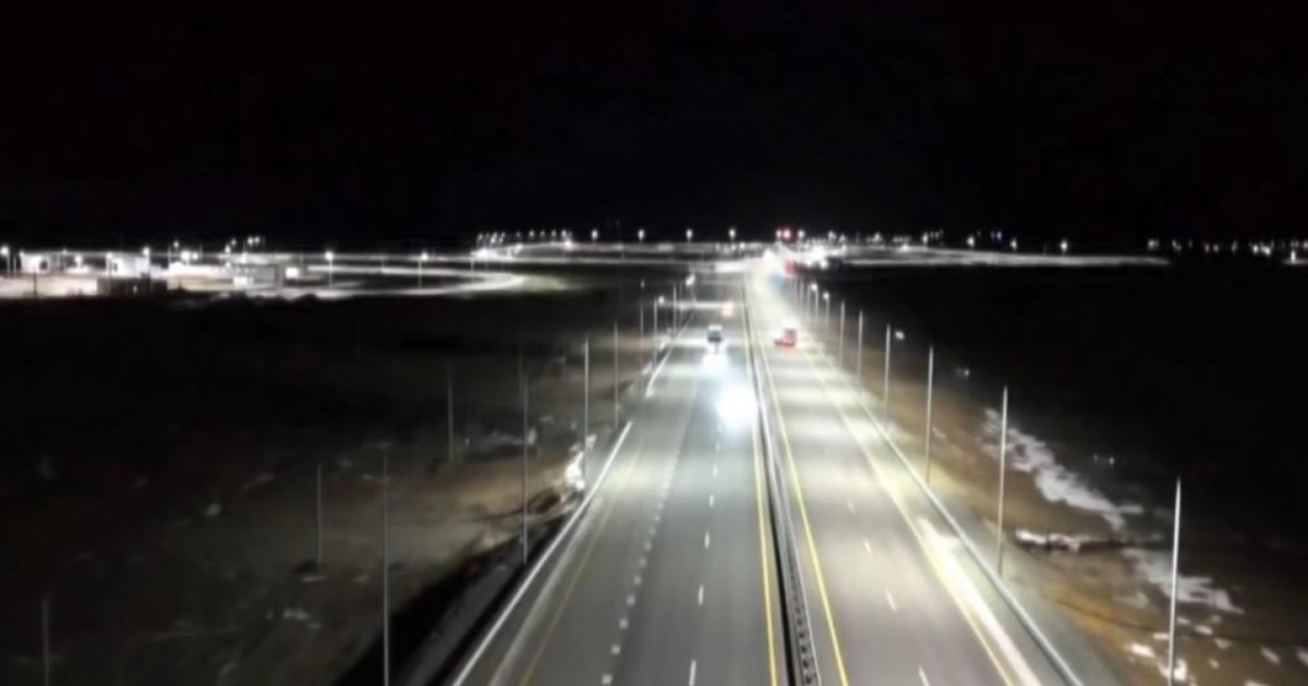 Қарағанды – Балқаш автожолының учаскесінде 14 кешенді лазерлік жарық құрылғылары орнатылды