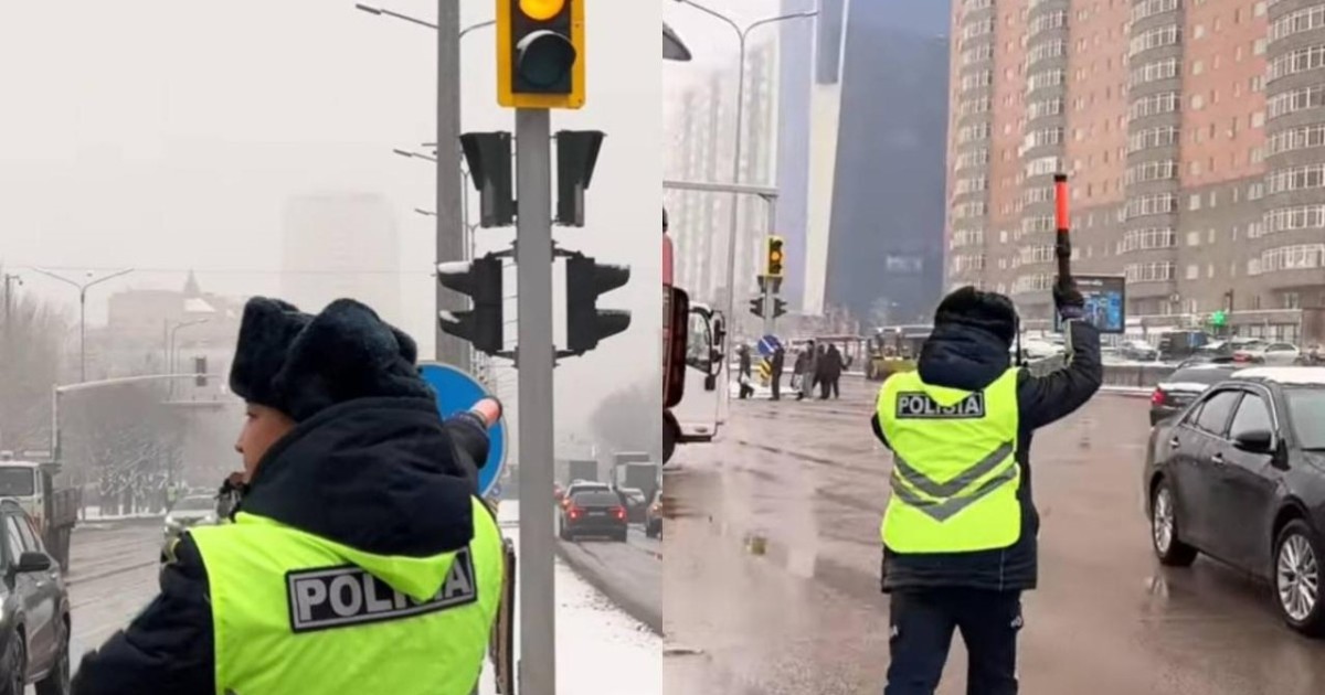 Қолайсыз ауа райы: елордада полиция күшейтілген қызмет тәртібіне көшті