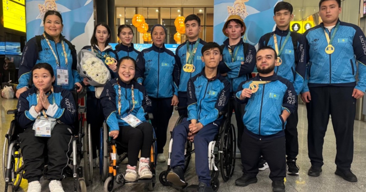 Рекордтарын жаңартқан жас параспортшылар Астанаға оралды
