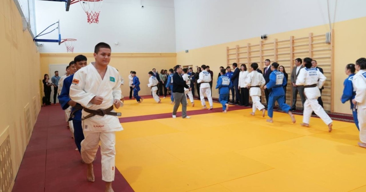 Астанада дзюдодан алғашқы мамандандырылған мектеп залы ашылды