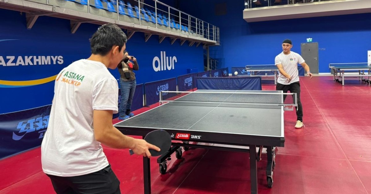 Елордада NEET санатындағы жастар үстел теннисінде бақ сынады