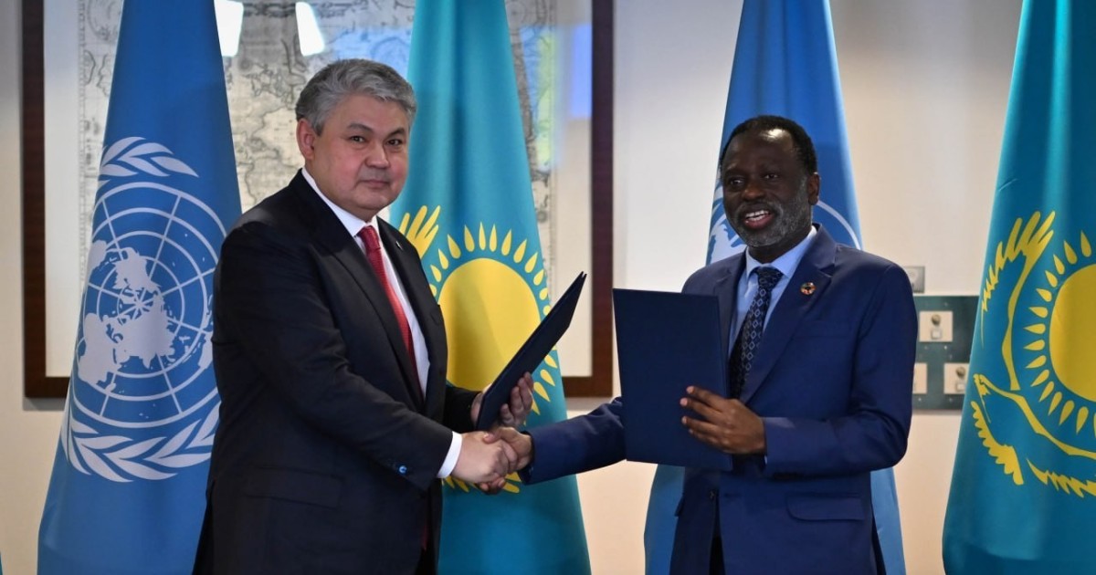 ҚР СІМ мен БҰҰ университеті арасында өзара түсіністік туралы меморандумға қол қойылды