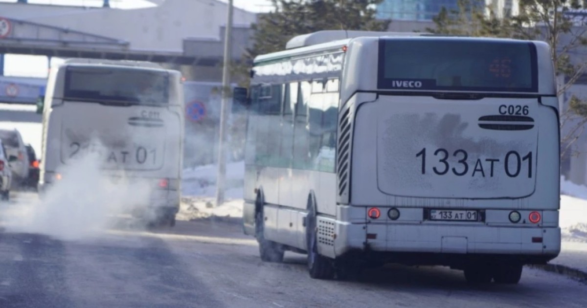 Елордада екі автобустың қозғалыс бағыты өзгерді