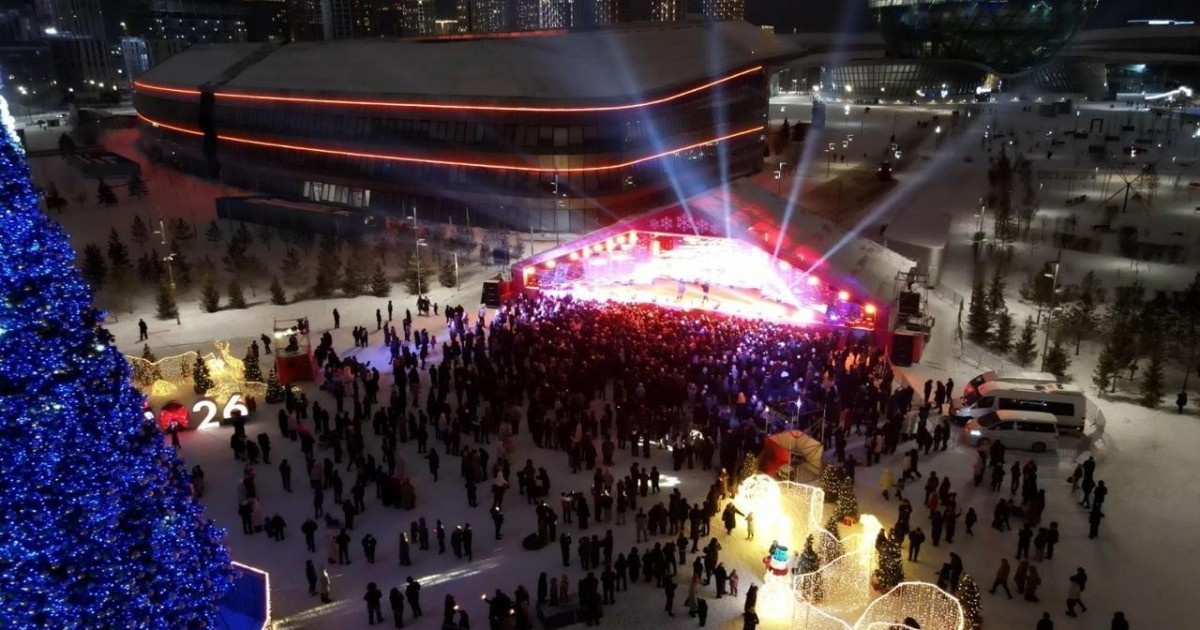 Астанада жаңа жыл түні мерекелік концерттер өтіп жатыр