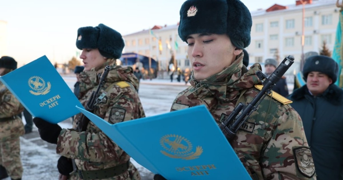 Астаналық сарбаздар ант қабылдады