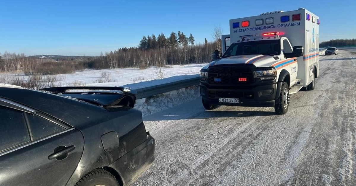 Астана-Щучинск жолында жол апатынан бес адам зардап шекті