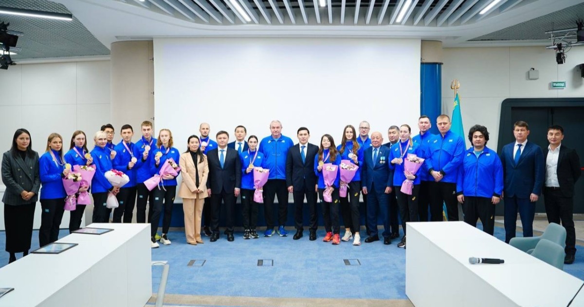 Жеңіл атлетикадан Азия чемпионатында үздік нәтиже көрсеткен спортшылар марапатталды