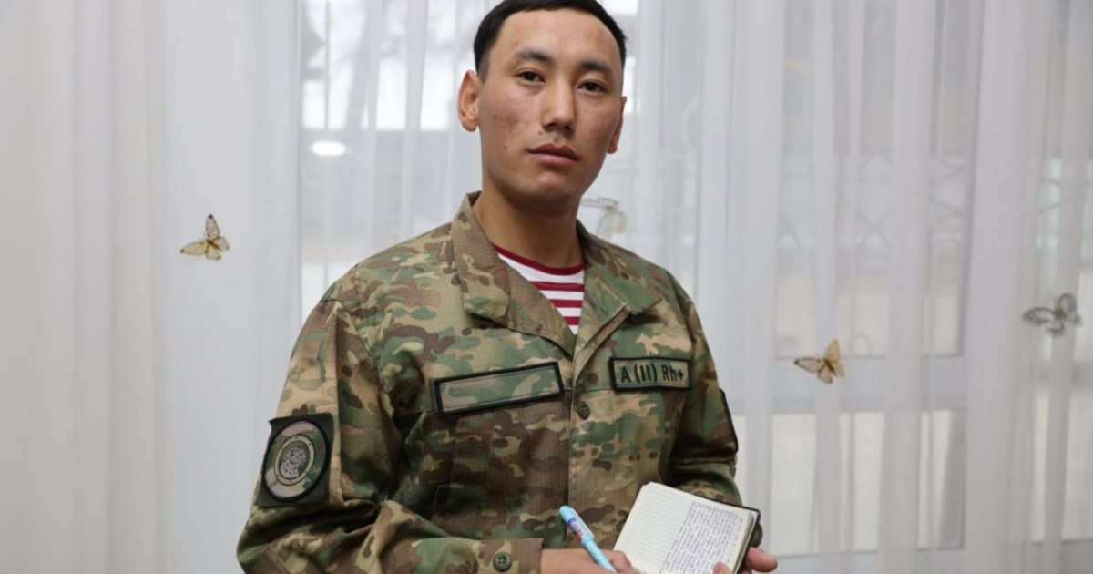 Ұлттық ұлан сарбазы патриоттық өлең жазуды әскер сапында үйренген