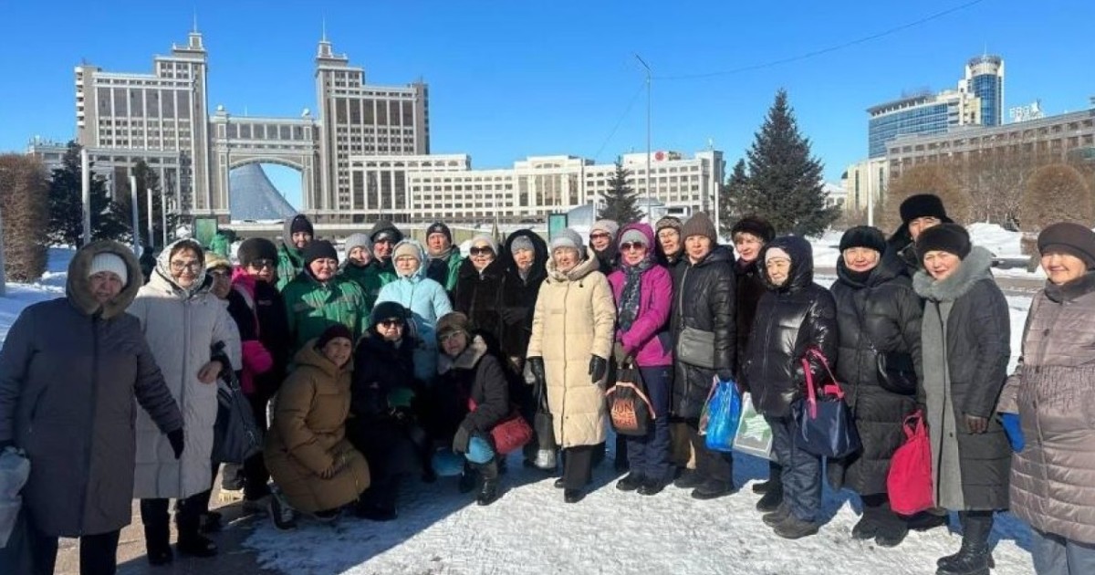 Астанада зейнеткерлер қайырымдылық акциясын өткізді