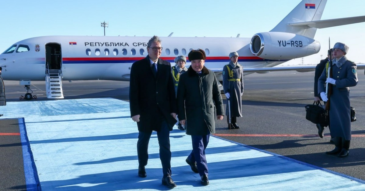 Сербия Президенті Александр Вучич Астанаға ресми сапармен келді