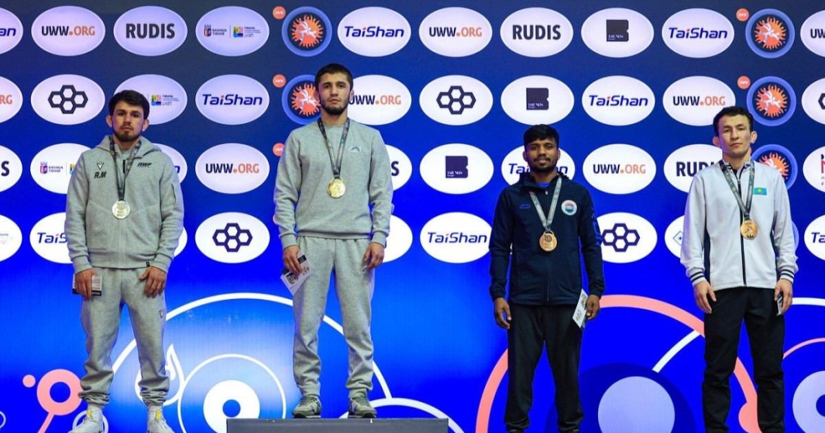 Елордалық балуан Марлан Мұқашев қола жүлдегер атанды