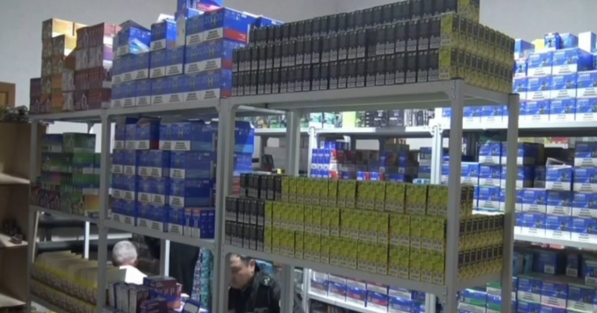 Қылмыстық топтан 711 млн теңгенің вейптері тәркіленді