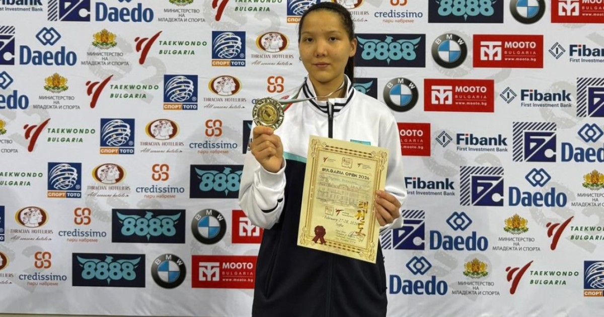 Астаналық таеквондошы Тоғжан Қазынабек Болгария төрінде топ жарды