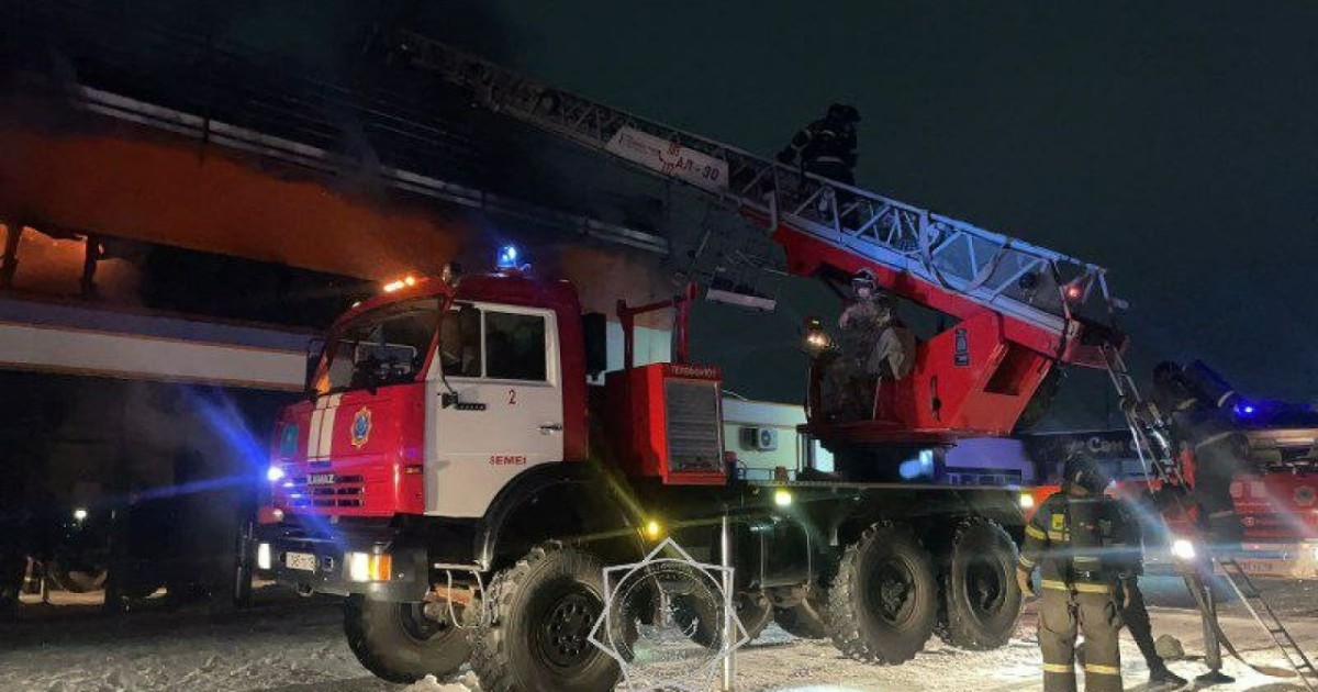 Семейде ойын-сауық орталығы өртенді