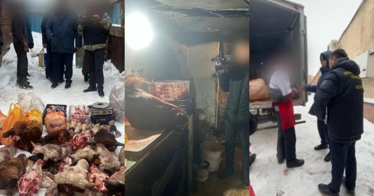 Астанада заңсыз ет сатқандар анықталды