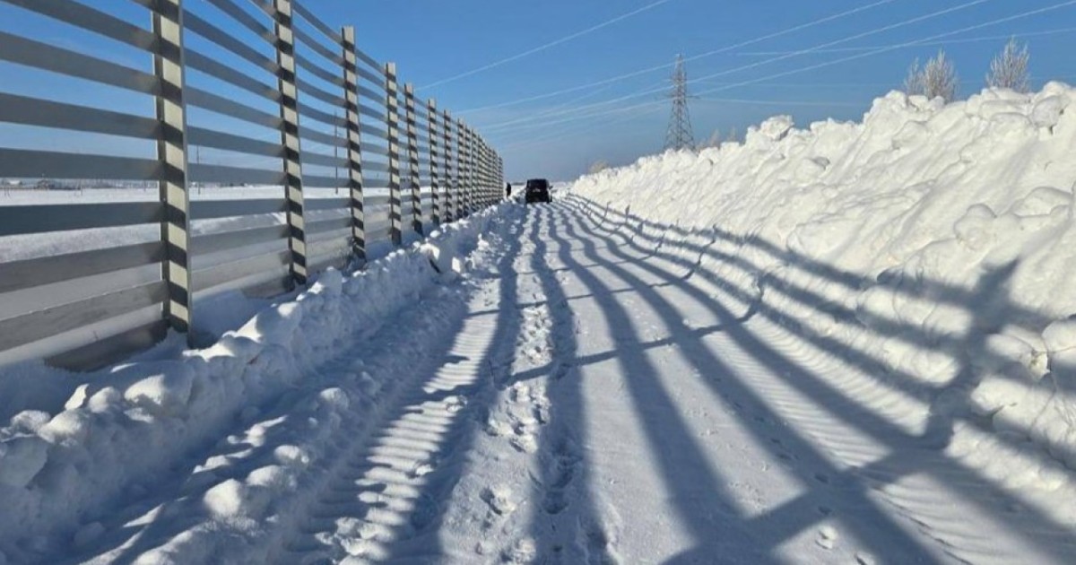 «Астана – Көкшетау» тасжолында жаңа қардан қорғау жүйесі сынақтан өтуде