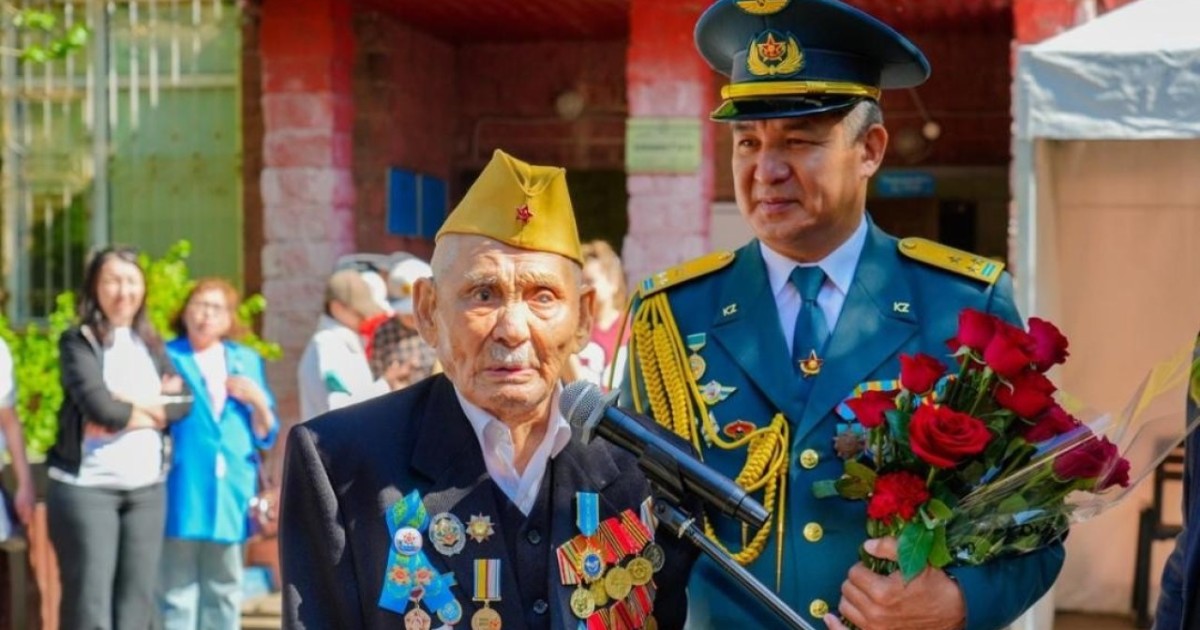 Елордада соғыс ардагері Рзағұл Байкешевке құрмет көрсетілді