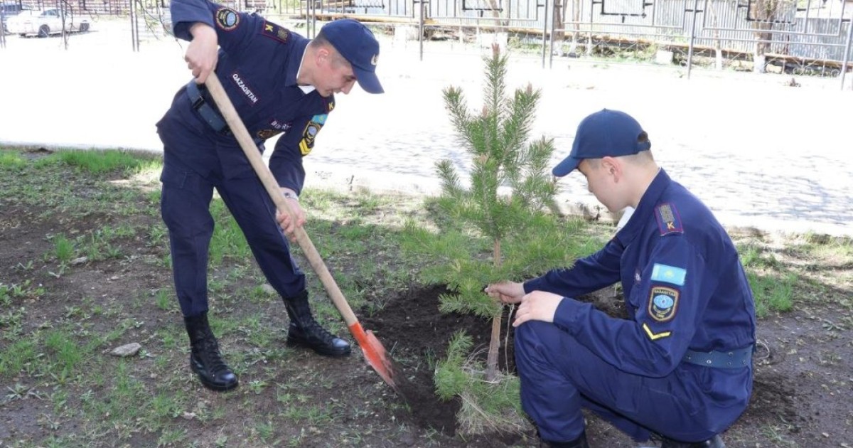 ТЖМ бөлімшелерінде «Таза Қазақстан» акциясы өтіп жатыр