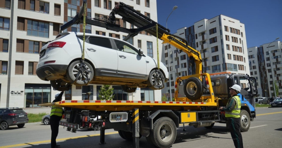 Астанада заңсыз автотұрақпен күрес күшейтілді