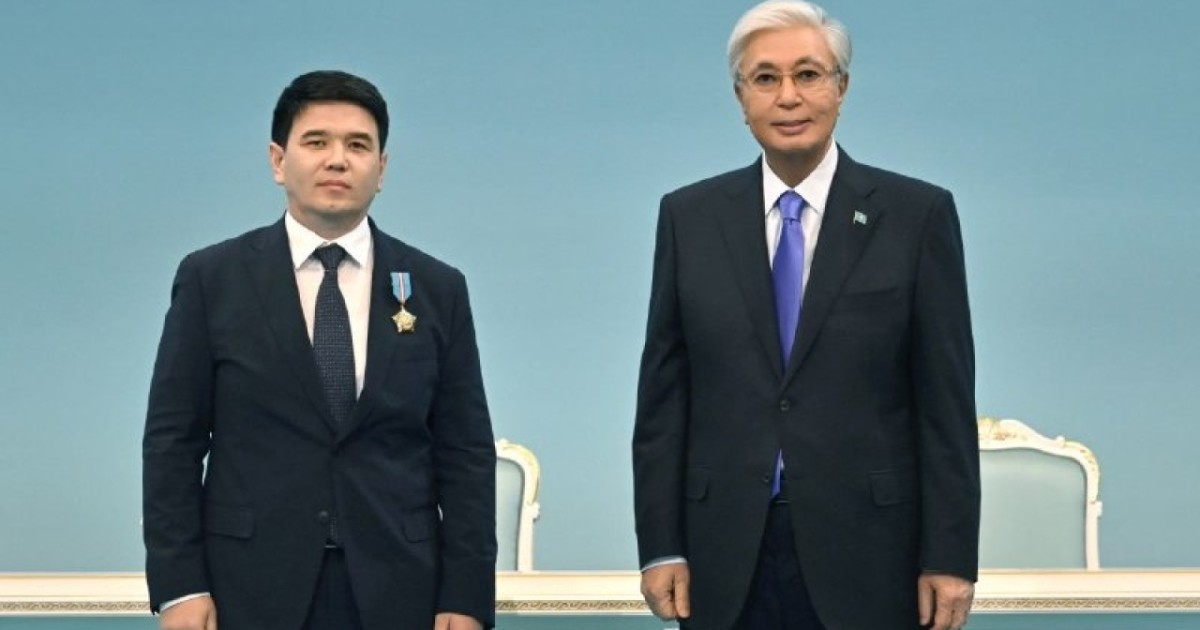 Президент бір топ азаматты мемлекеттік наградамен марапаттады