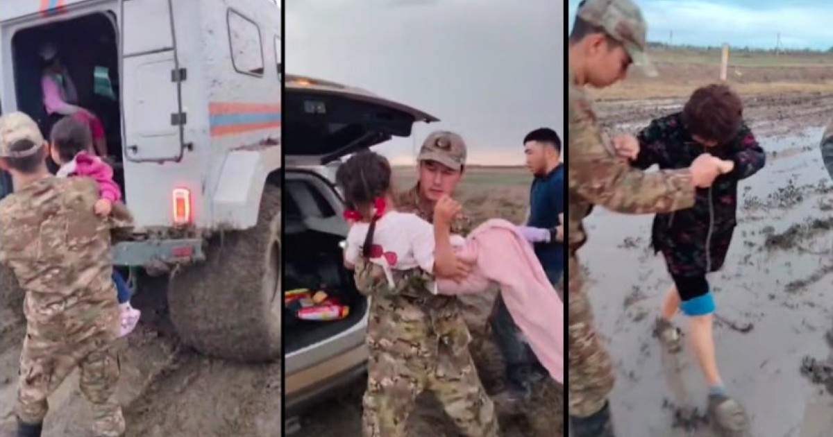Нөсерден кейін жол батпаққа айналды: құтқарушылар Атырау маңында 57 адамды эвакуациялады