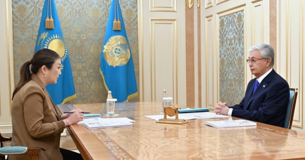 Мемлекет басшысы Бала құқықтары жөніндегі уәкіл Динара Зәкиеваны қабылдады