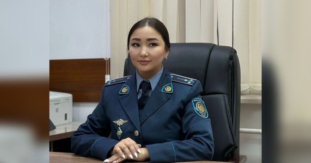 Полиция аға лейтенанты Әлемгүл Серік: Қызметіміздің басты мақсаты – адам қауіпсіздігін қамтамасыз ету