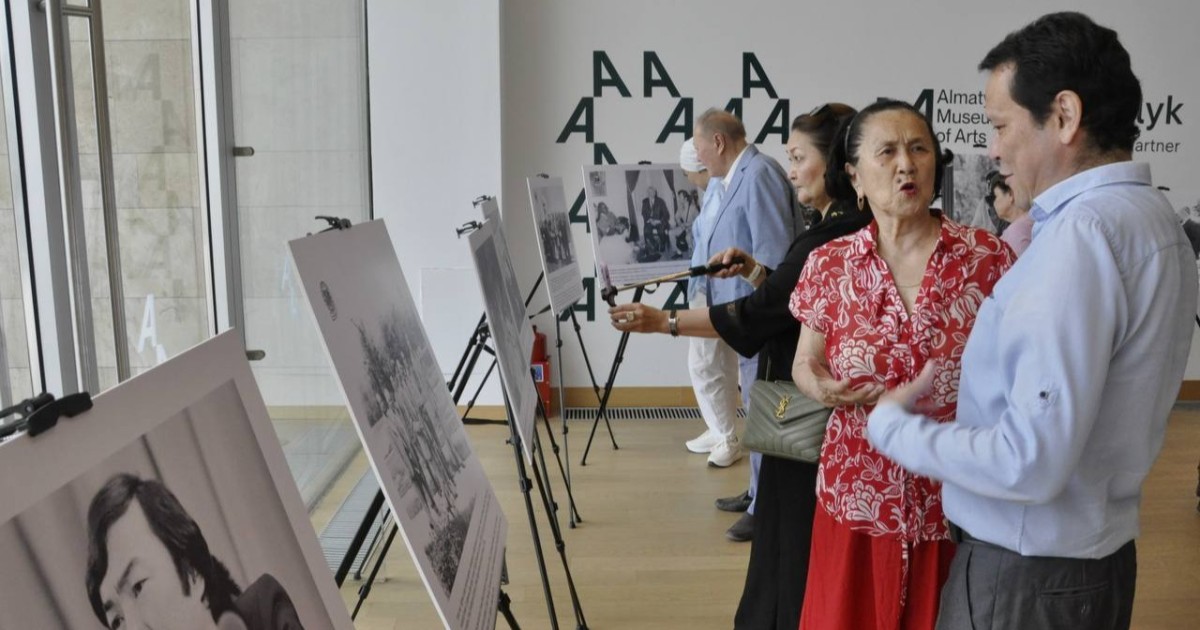 Almaty Museum of Arts музейінде Олжас Сүлейменовке арналған көрме ашылды