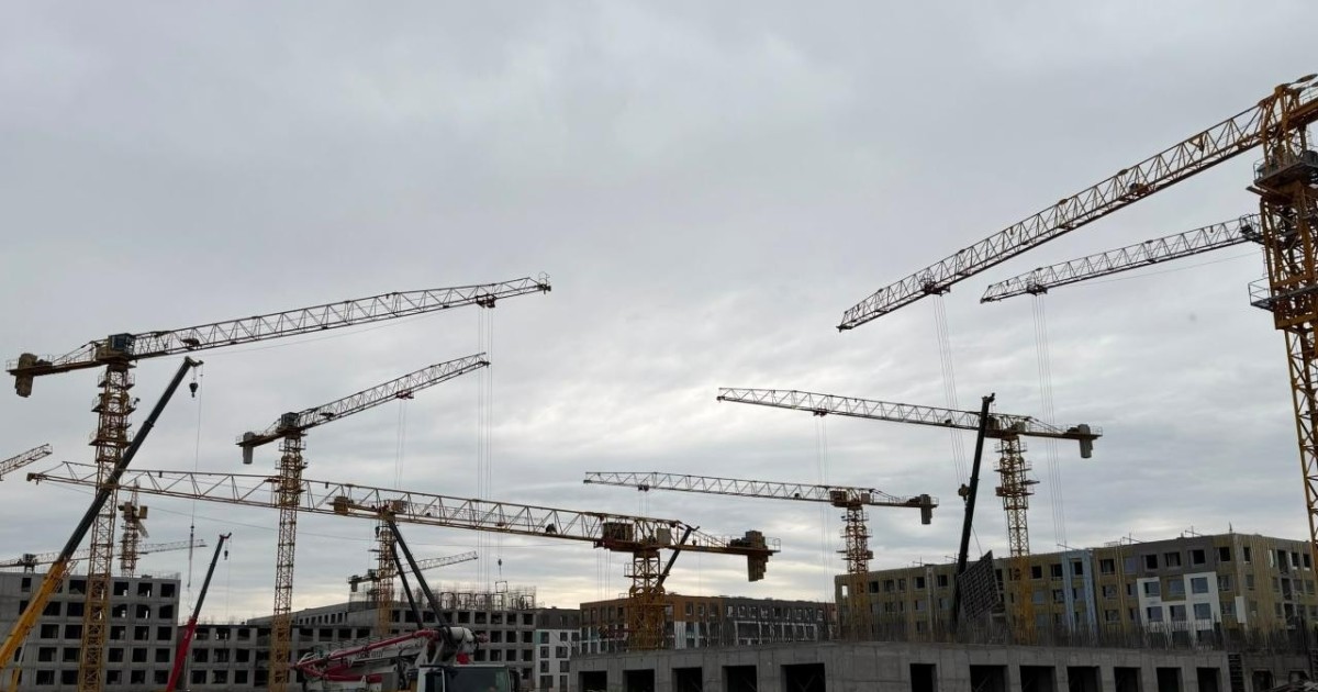 Құрылыстағы мұнаралы крандарға бейнебақылау жүйесі енгізілді