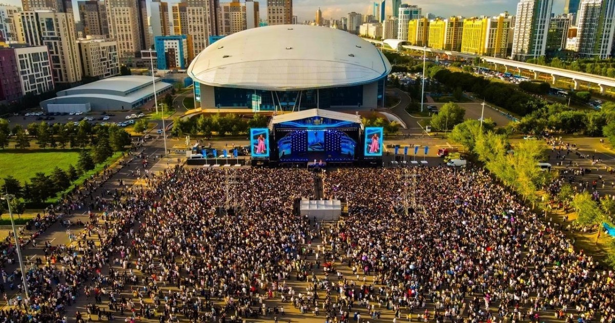 Астанадағы Open Air концерттеріне 100 мыңнан астам көрермен жиналды