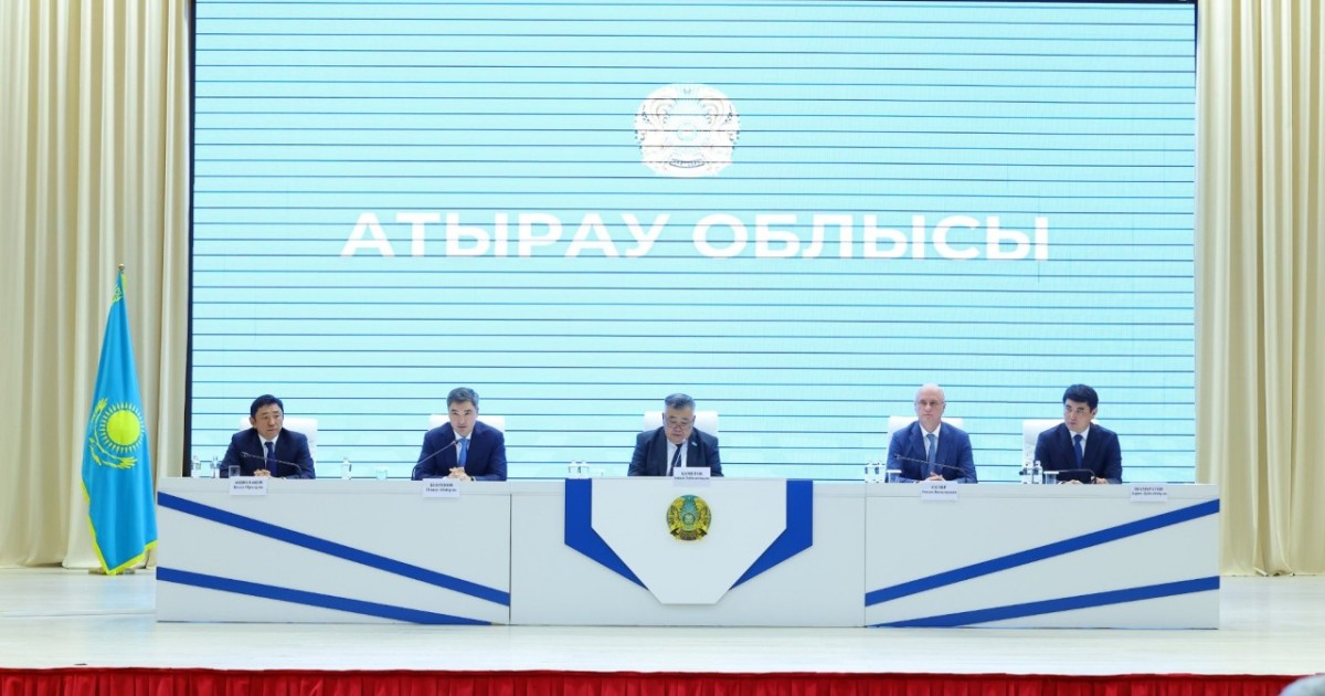 Бектенов пен Скляр Атырау облысының активіне өңірдің жаңа әкімін таныстырды