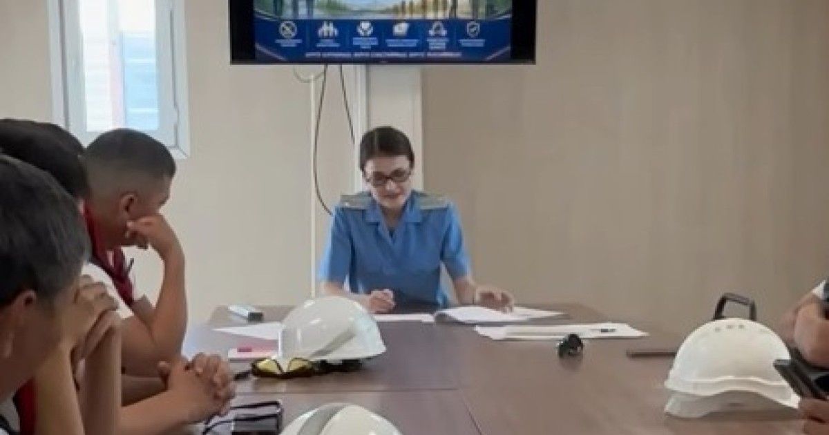 Елордада құрылыс саласы қызметкерлеріне есірткі қылмысының құқықтық салдары түсіндірілді