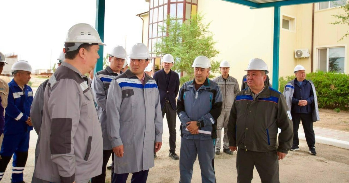 Энергетика министрі Жаңаөзендегі газ өңдеу зауыты жөнінде: Құрылыс қарқыны бізді қанағаттандырмайды