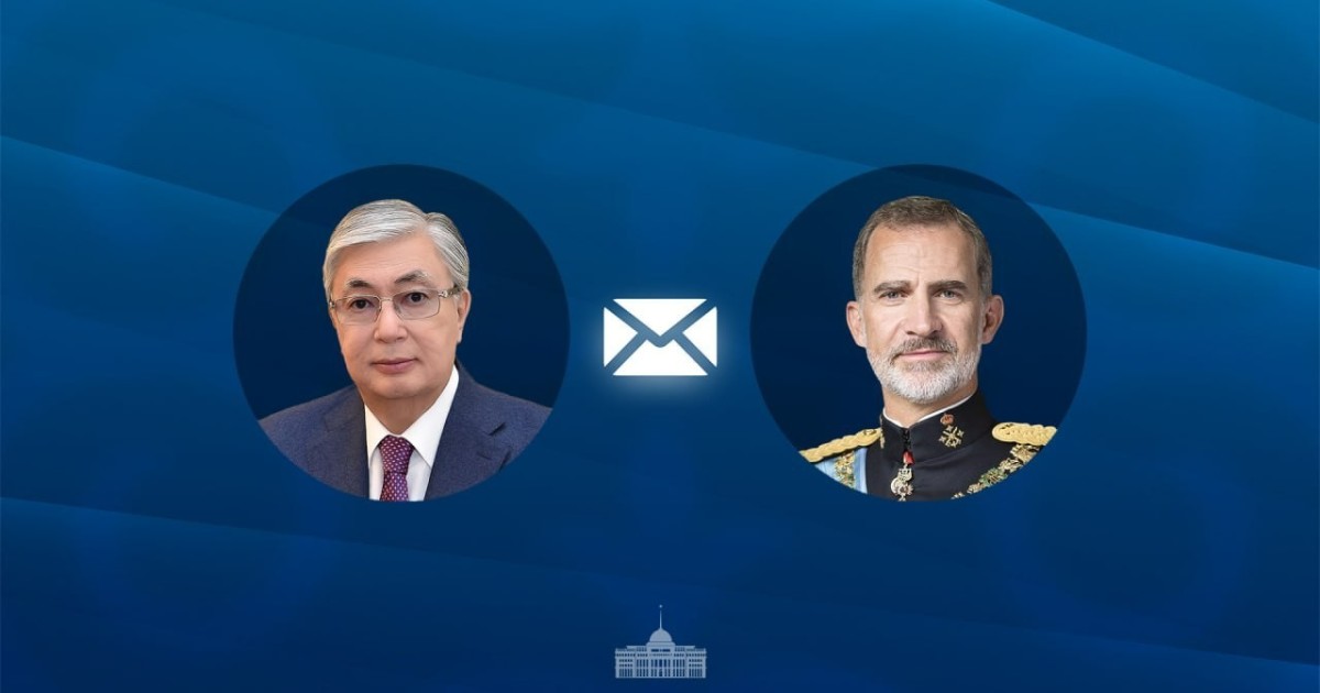 Тоқаев  VI Фелипені Испания ұлттық құрамасының футболдан әлем біріншілігіндегі жеңісімен құттықтады
