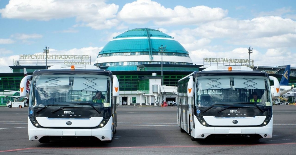 Астана әуежайы жаңа перрондық автобустармен толықты