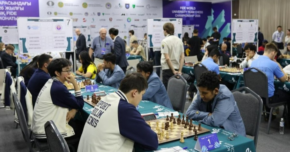 Алматыда студенттер арасындағы тұңғыш FIDE командалық әлем чемпионаты басталды