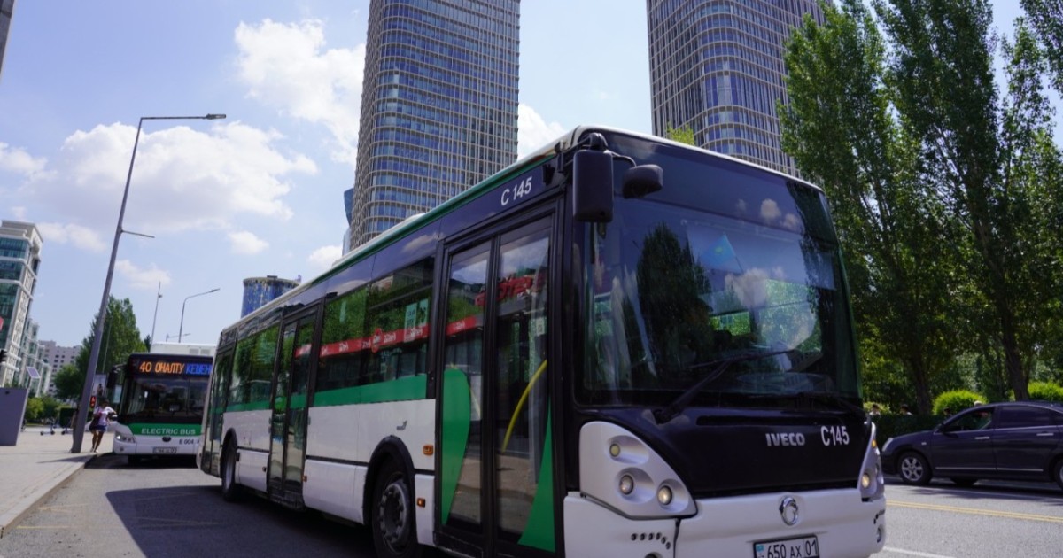 Елордада 4 автобустың қозғалыс сызбасы өзгерді