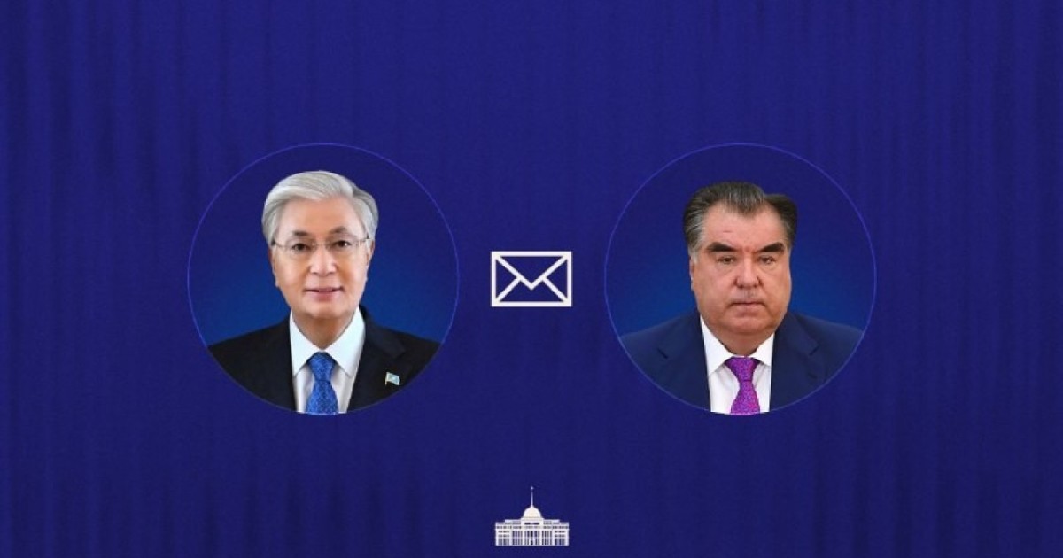 Тоқаев Эмомали Рахмонды Тәжікстан тәуелсіздігінің 35 жылдығымен құттықтады