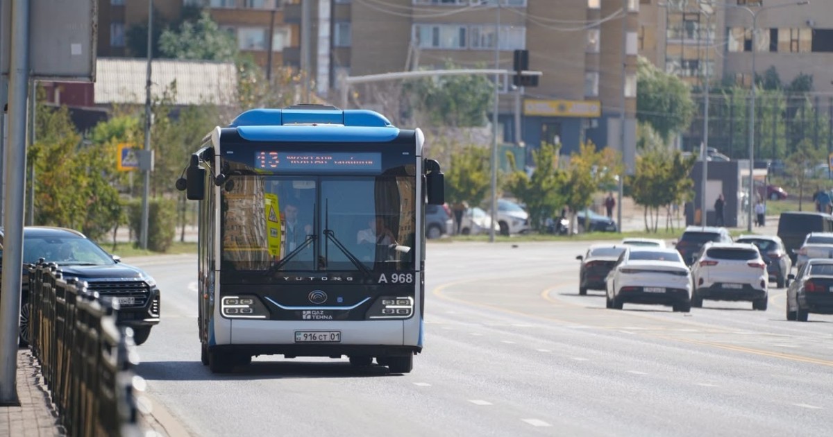 Елордада 7 автобустың қозғалыс бағыты өзгерді