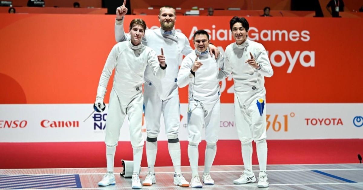 Қазақстандық шпагашылар Азия ойындарының чемпиондары атанды